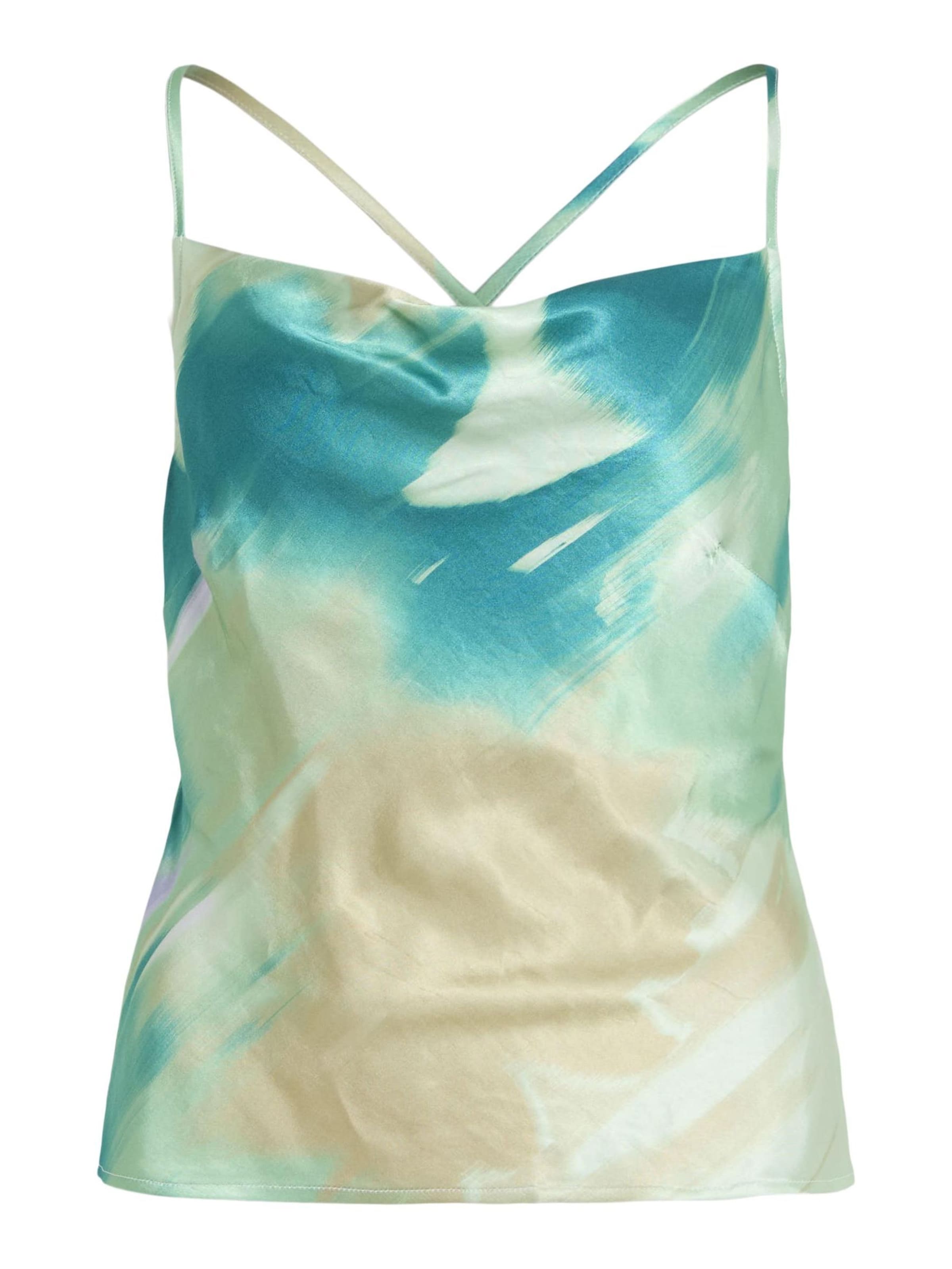 VILA ROUGE EDIT - Top 'ROUSmilla' em verde: frente