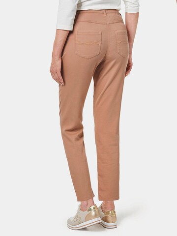 Regular Pantalon Goldner en marron