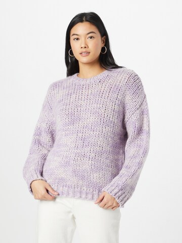 UNITED COLORS OF BENETTON Sweater in Purple: front