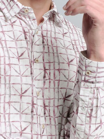 No Excess Regular fit Overhemd in Lila