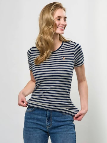 U.S. POLO ASSN. T-shirt ' UWCarla ' in Grau