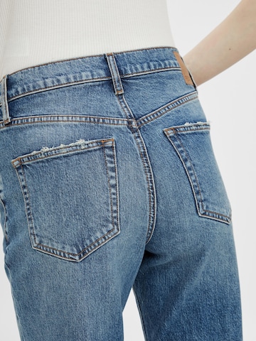 PIECES Bootcut Jeans 'Elan' in Blauw