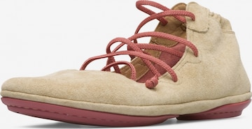 CAMPER Ballerina met riempjes ' Right Nina ' in Beige: voorkant