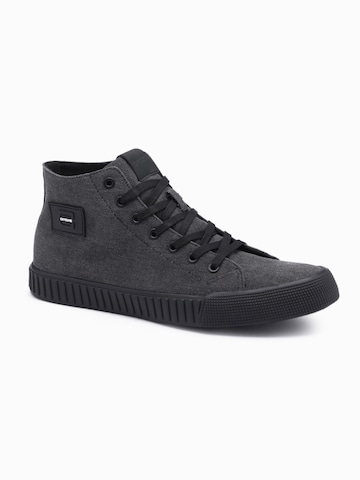 Ombre Sneakers hoog in Zwart