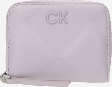 Calvin Klein Wallet in Purple: front