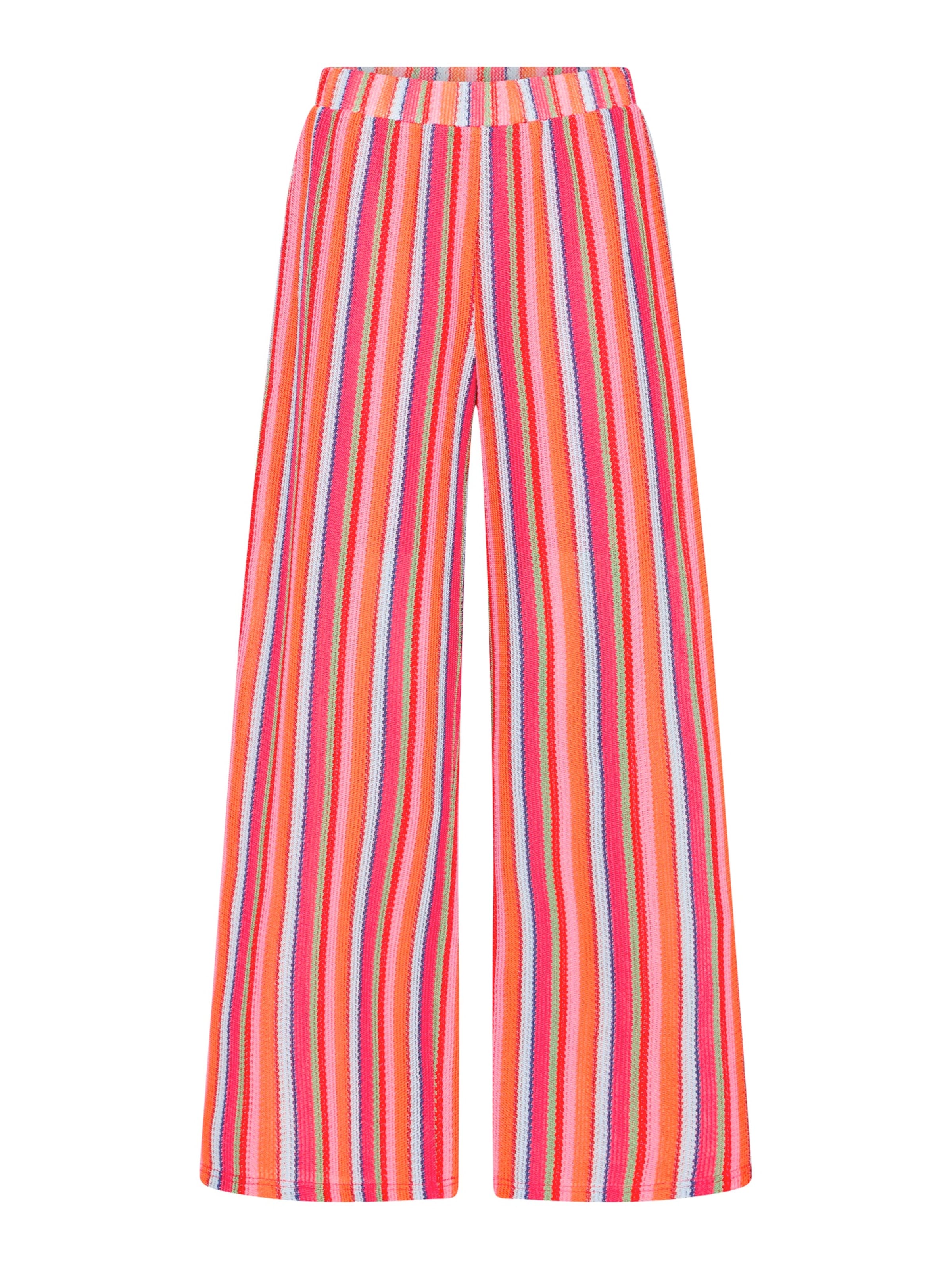 ICHI Wide leg Broek 'IHLibella' in Gemengde kleuren: voorkant