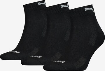PUMA Αθλητικές κάλτσες σε μαύρο: μπροστά