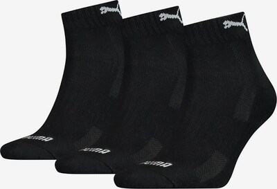 PUMA Chaussettes de sport en noir / blanc, Vue avec produit
