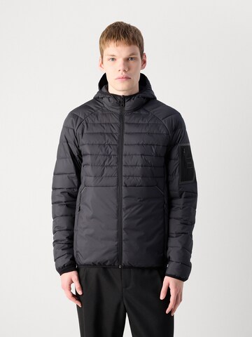 BOSS Prehodna jakna 'Urbanex' | modra barva: sprednja stran