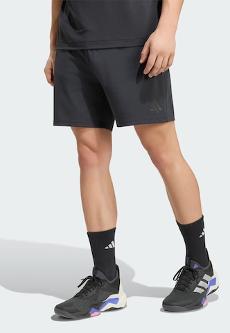 ADIDAS PERFORMANCE Regular Workout Pants 'Puremotion' in Black: front