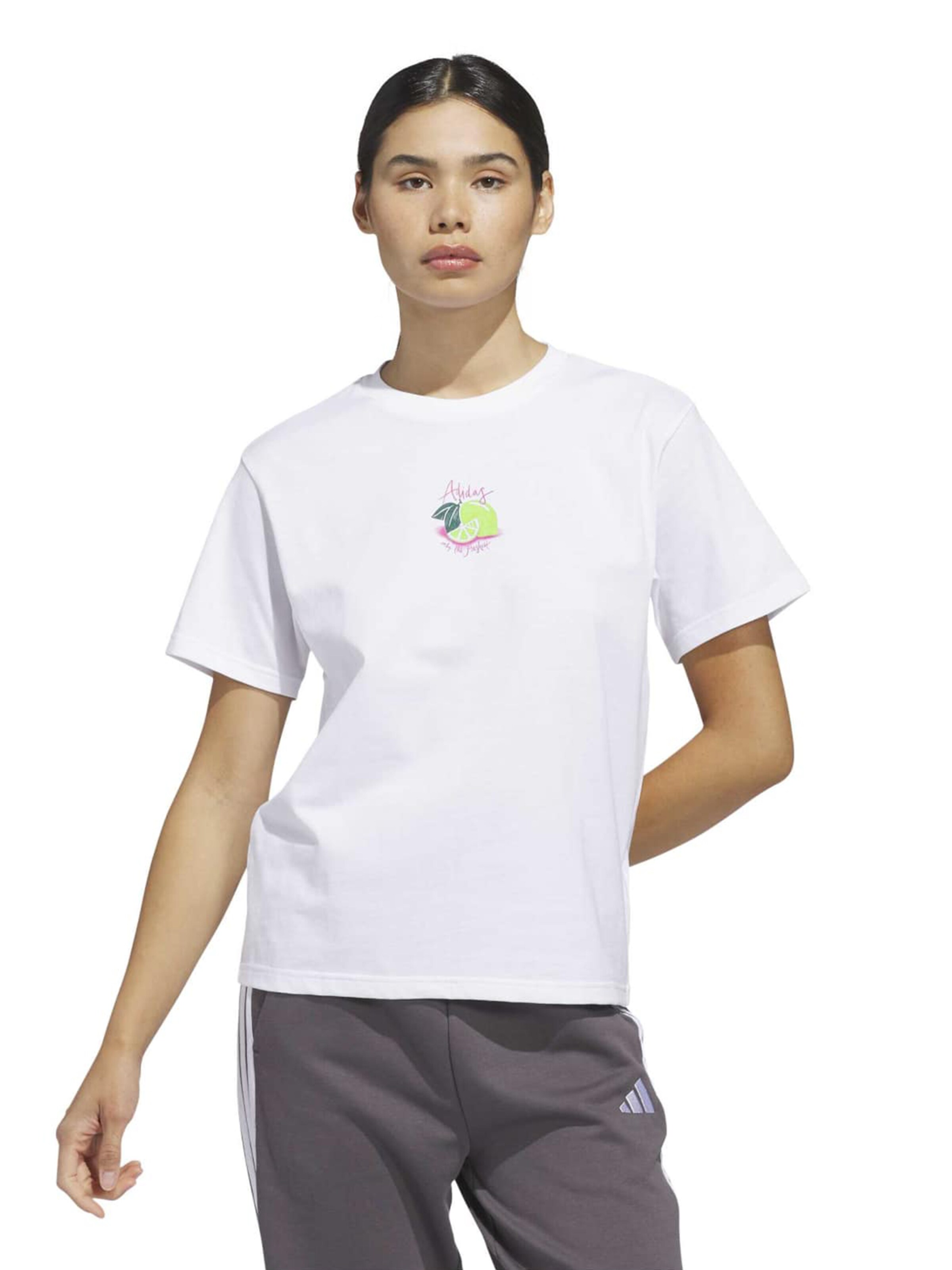 ADIDAS SPORTSWEAR Λειτουργικό μπλουζάκι 'DESTIADI' σε λευκό: μπροστά