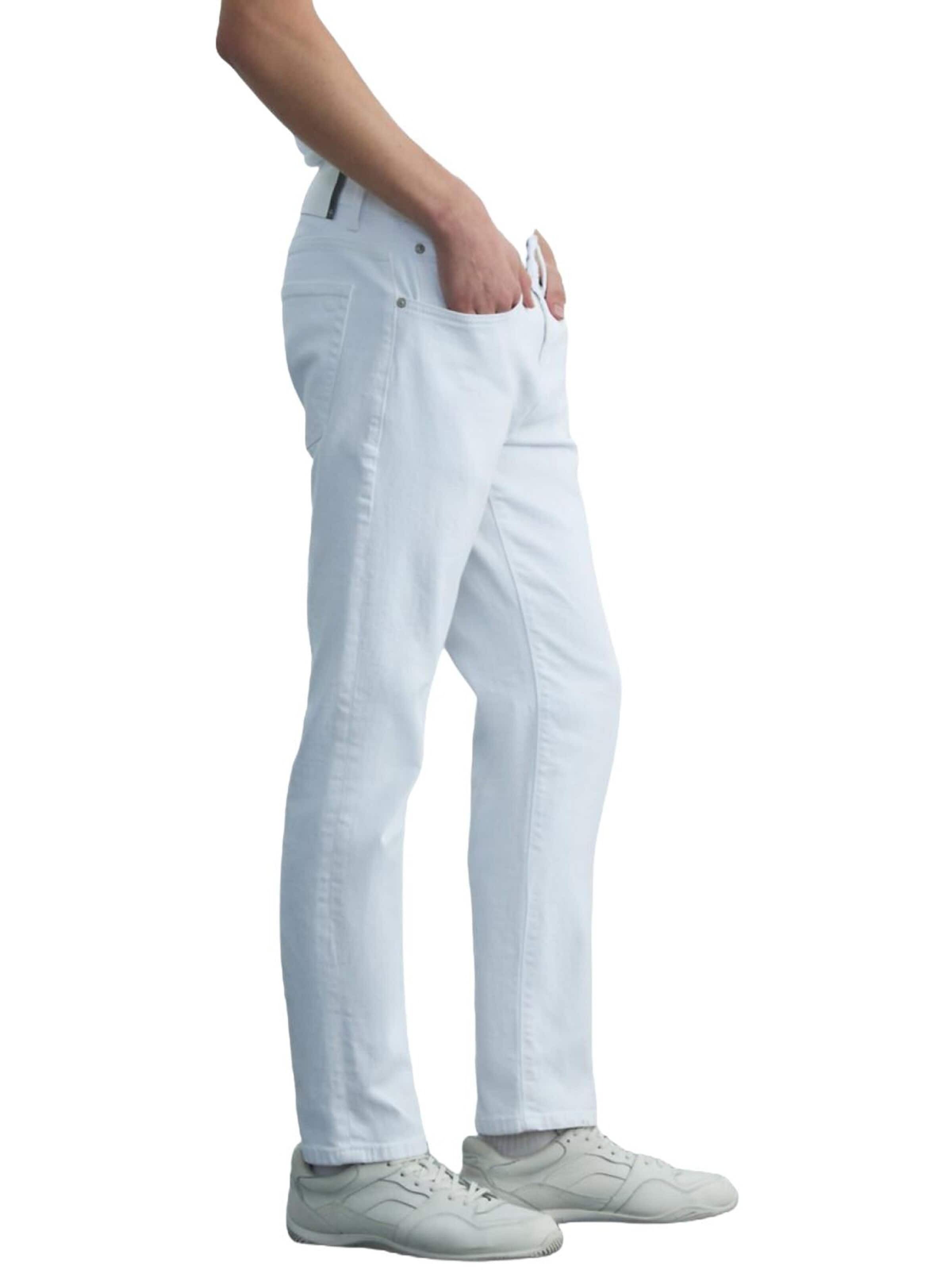 LTB Jeans Slimfit Jeans 'LTB Jeans Herren Sawyer P Skinny Leg Mid Waist Jeanshose' in Wit
