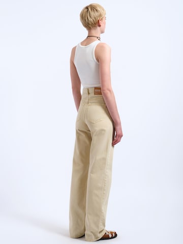 Dr. Denim Regular Jeans 'Echo High Straight' in Geel