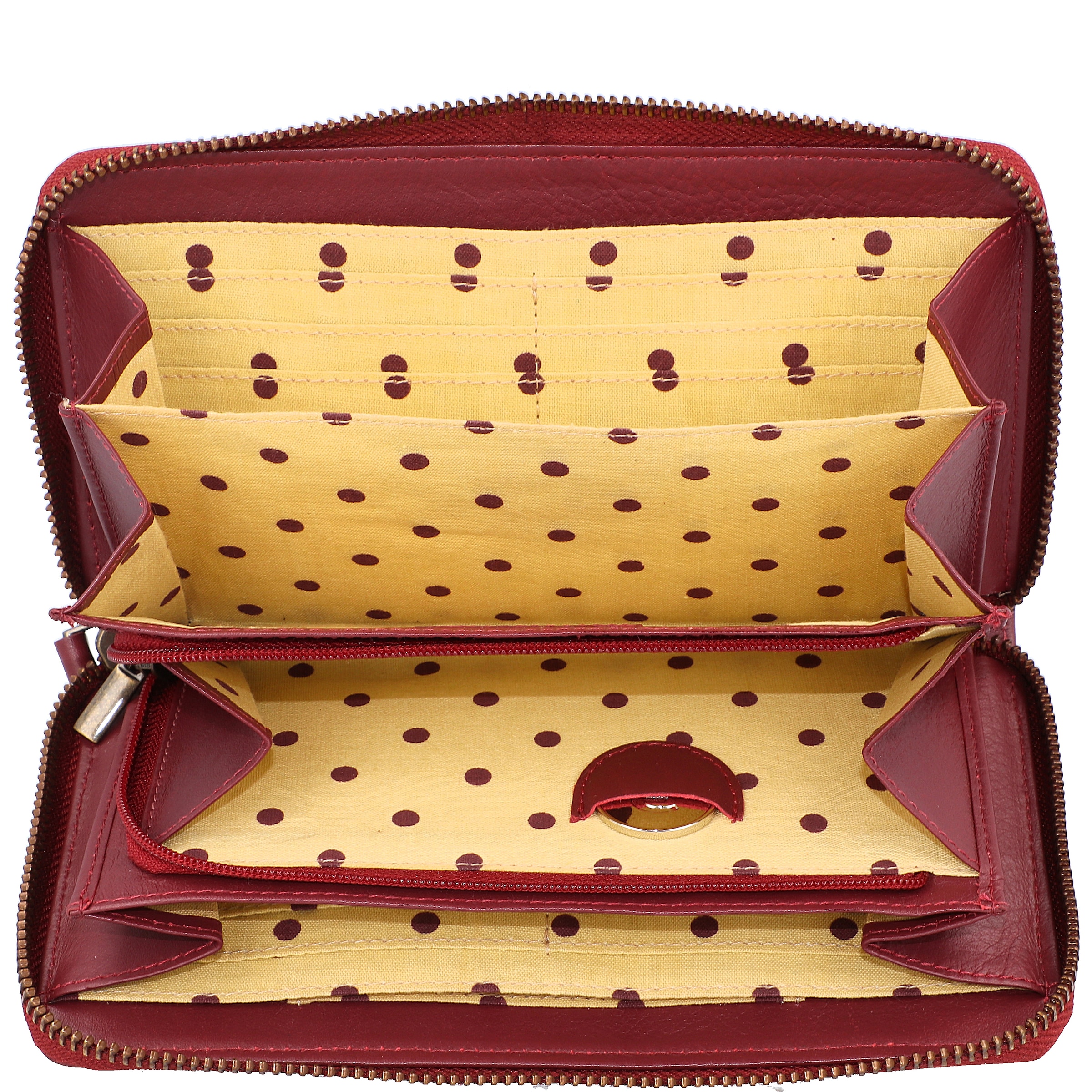 Portamonete 'Peru' di Esquire in rosso