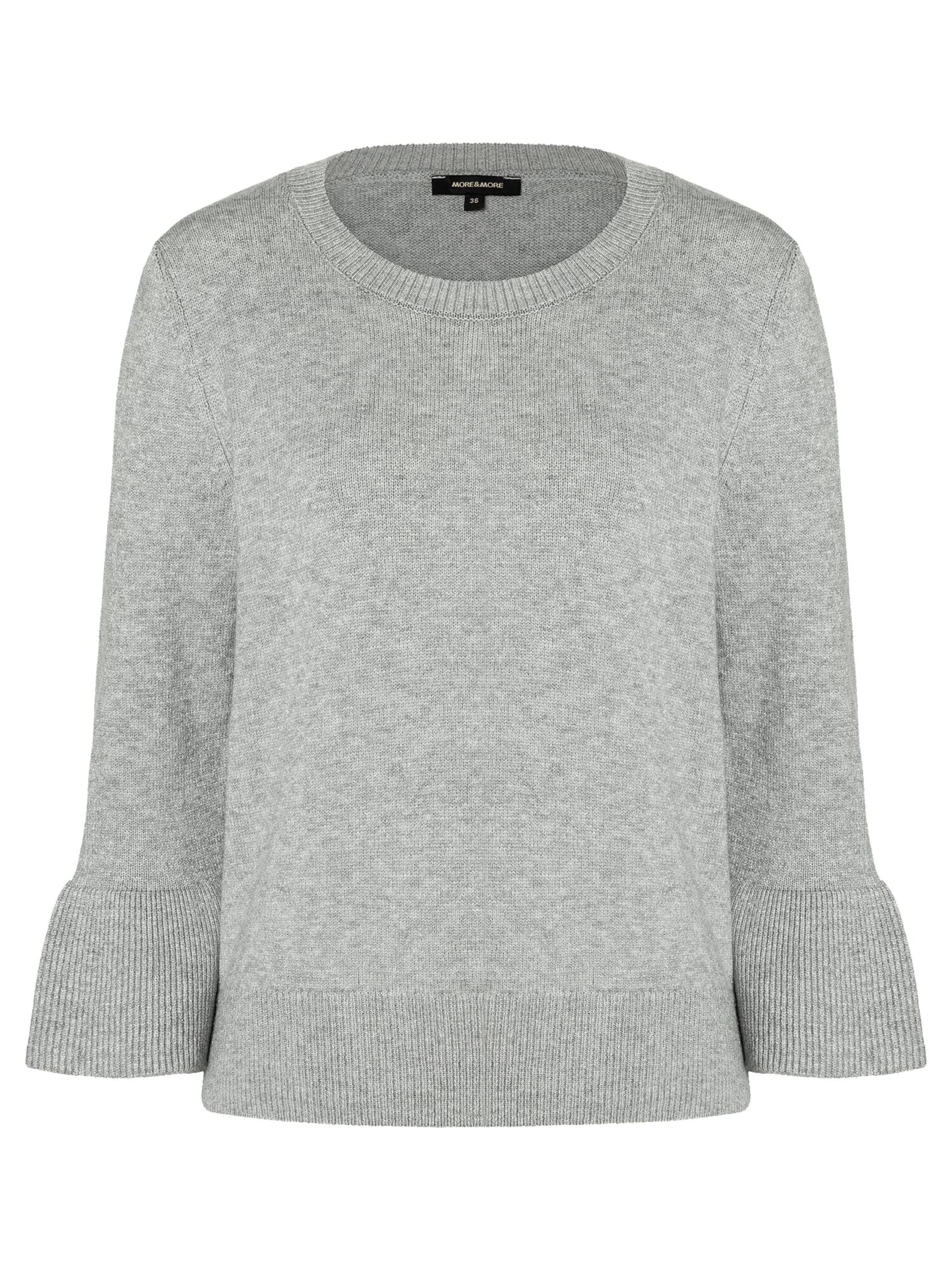 MORE & MORE Sweater in Grey: front