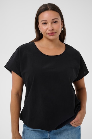 KAFFE CURVE - Blusa 'KCNana' en negro