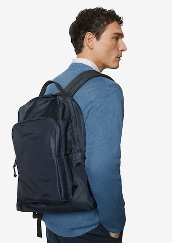 Marc O'Polo Backpack in Blue: front