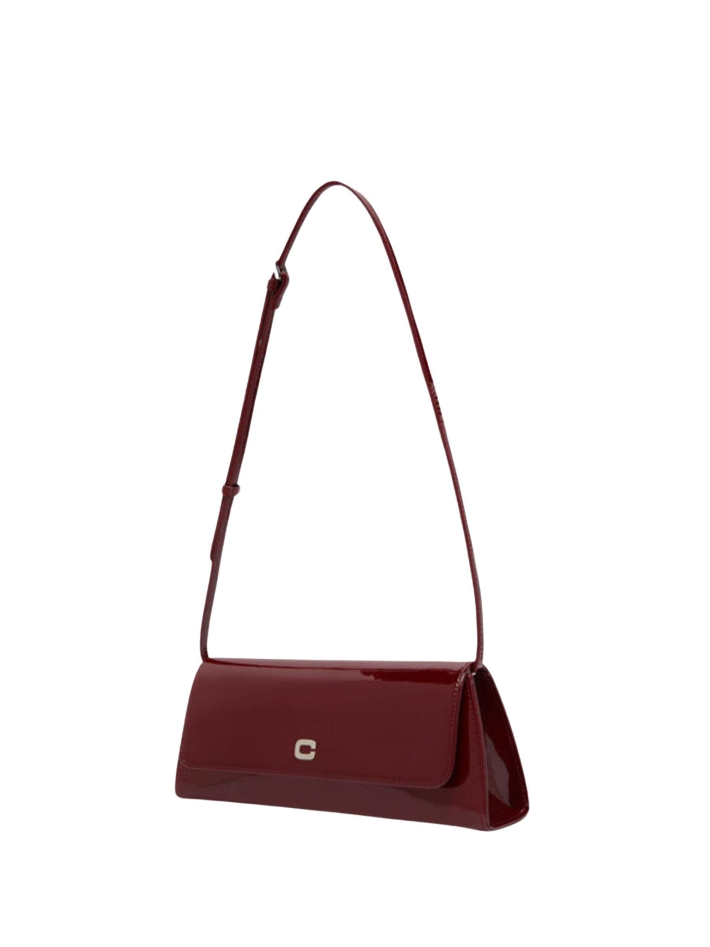 Carel Handtas 'Carel Paris Sacs À Main Place De La Madeleine Cuir Rouge' in Rood