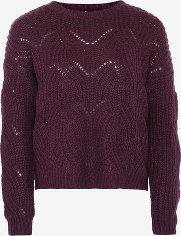 Jalene Sweater in Purple: front