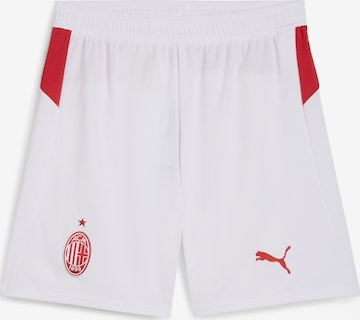 PUMA Regular Sportbroek 'AC Milan 25/26' in Wit: voorkant