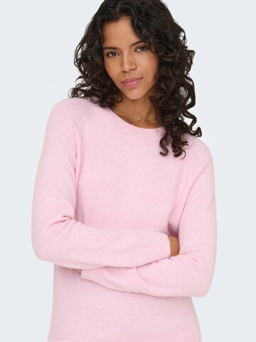ONLY Pullover 'ONLRICA' in Pink