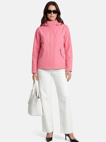 MANISA Between-season jacket 'Rainwearparka' in Pink