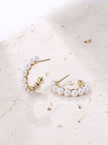 Hey Happiness Ohrringe 'Pearl Glow' in Gold