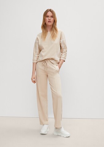 comma casual identity Regular Hose in Beige: predná strana