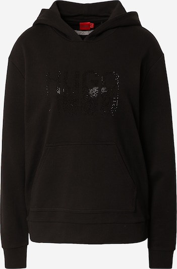 HUGO Sweatshirt 'Dasara' en noir, Vue avec produit