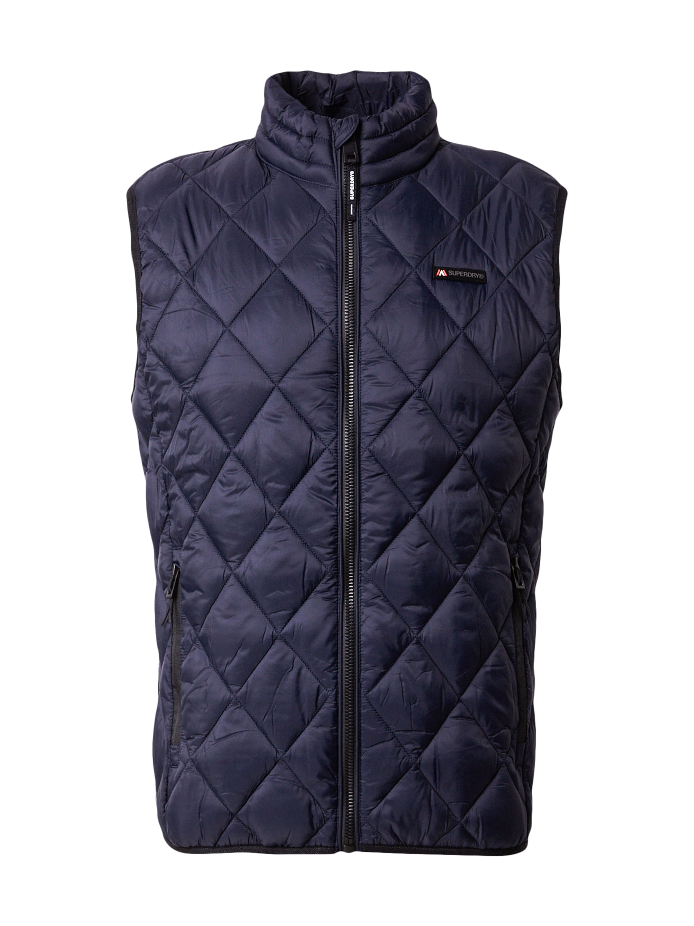 Superdry Bodywarmer 'Fuji' in Blauw: voorkant