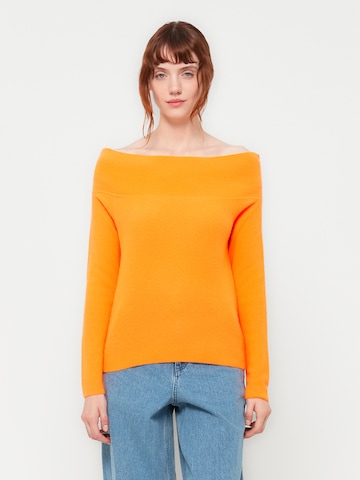 AMERICAN VINTAGE Пуловер 'RAXOW' в оранжево: отпред