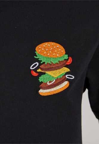 Mister Tee Shirt 'Burger Love' in Black