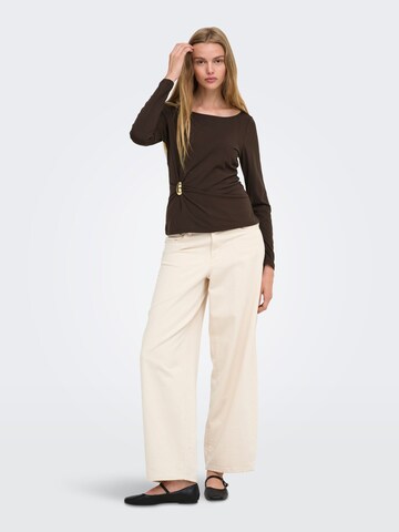 ONLY Shirt 'ONLElena' in Braun