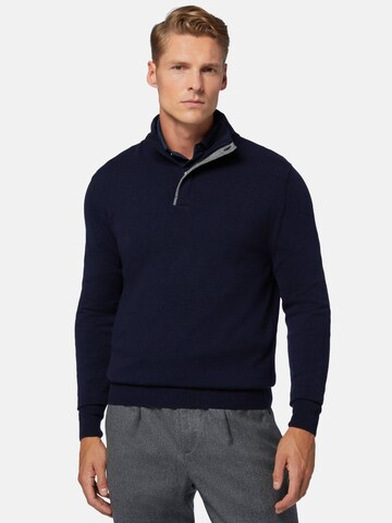 Pull-over Boggi Milano en bleu : devant