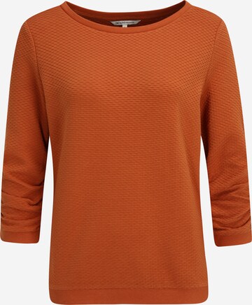 TOM TAILOR Sweatshirt in Brown: front