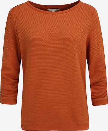 TOM TAILOR Sweatshirt in Brown: front