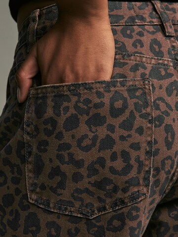Wide leg Jeans de la Next pe maro