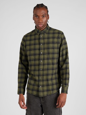 Casual Friday Regular fit Button Up Shirt 'Anton' in Green: front