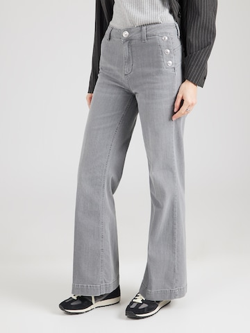 Flared Jeans di Liu Jo in grigio: frontale