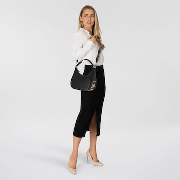 Sac bandoulière 'Giant' Love Moschino en noir : devant