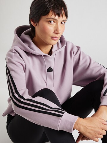 ADIDAS SPORTSWEAR Sportsweatshirt 'Future Icons Three Stripes' in Lila