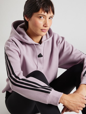 ADIDAS SPORTSWEAR Sportief sweatshirt 'Future Icons Three Stripes' in Lila