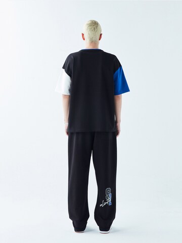 VAMOS CLO Loosefit Housut 'Bedford' värissä musta