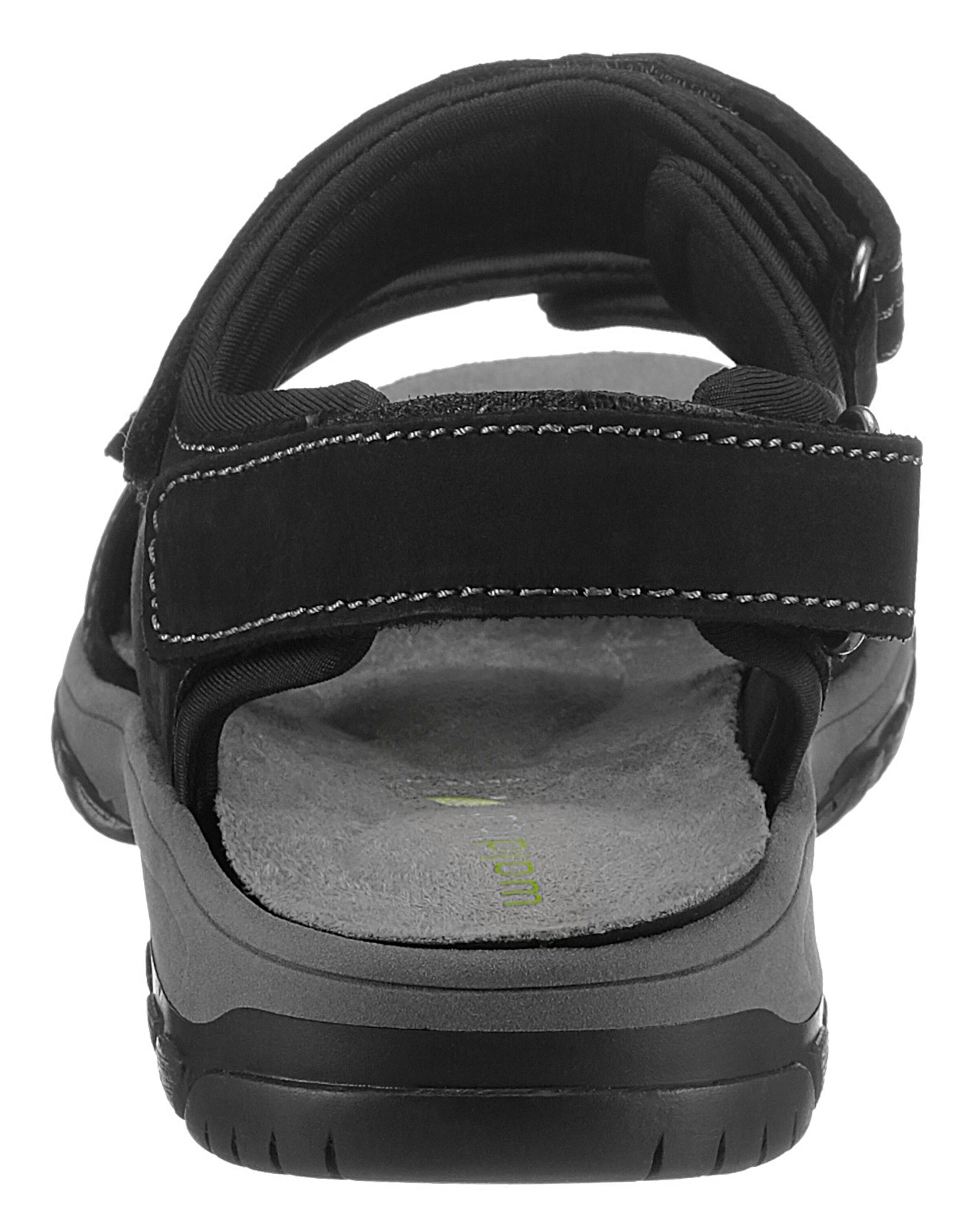 WALDLÄUFER Sandale in Schwarz