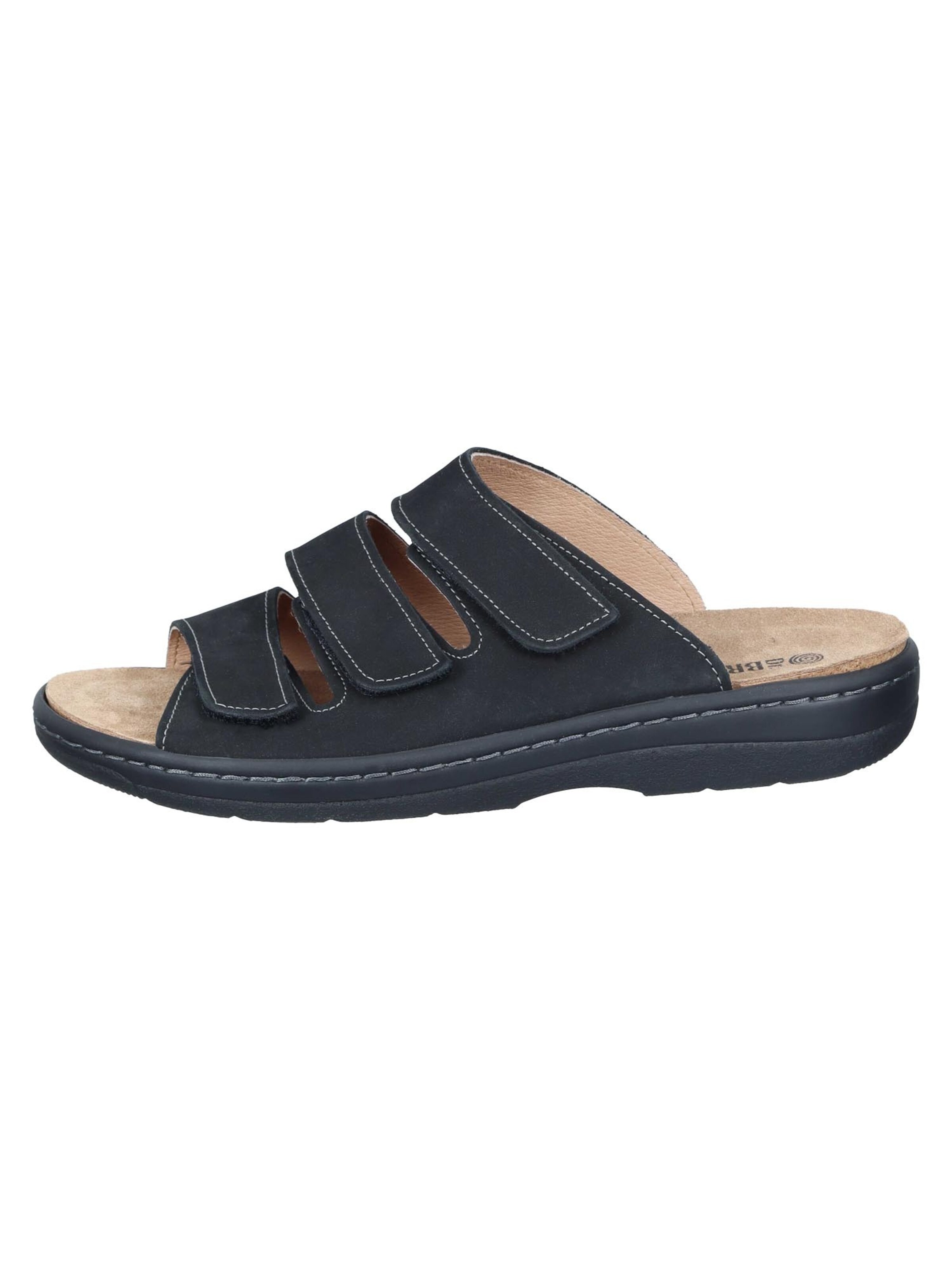 DR. BRINKMANN Mules 'Chelva' in Black: front