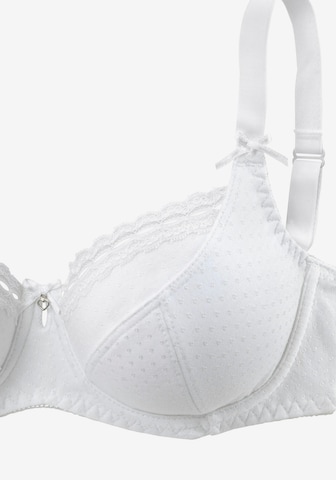 PETITE FLEUR T-shirt Bra in White