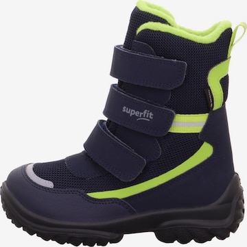SUPERFIT حذاء برقبة عالية 'SNOWCAT' بلون أزرق