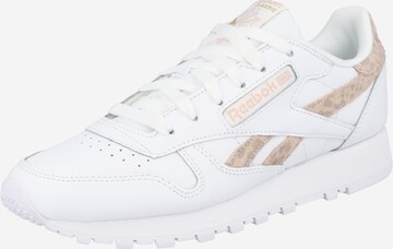 Reebok - Zapatillas deportivas bajas en blanco: frente