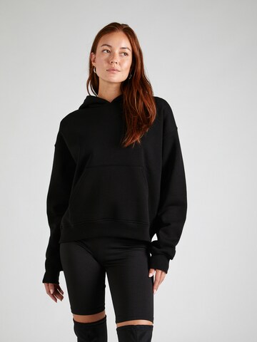 Gina Tricot Sweatshirt i svart: framsida