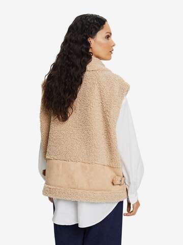 ESPRIT Weste in Beige